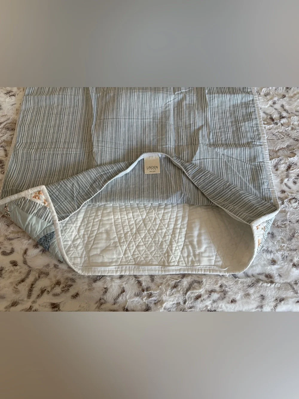 NWOT Linden Street Blueridge Euro Pillow Sham